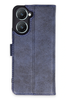 Newface Vivo Y18 Kılıf Trend S Plus Kapaklı Kılıf - Lacivert resmi
