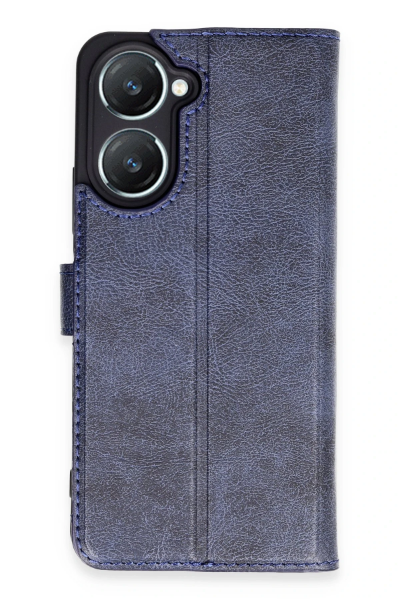 Newface Vivo Y18 Kılıf Trend S Plus Kapaklı Kılıf - Lacivert resmi