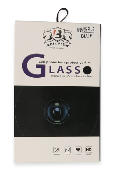 Newface iPhone 15 Bilvis Titan Kamera Lens - Lacivert resmi