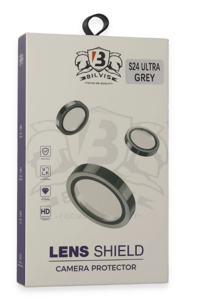 Newface Samsung Galaxy S24 Ultra Bilvis Titan Kamera Lens - Titan Gri resmi