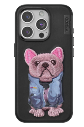 Venco iPhone 14 Pro Max Cute Desenli Kapak - Siyah resmi