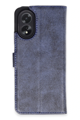 Newface Oppo A38 Kılıf Trend S Plus Kapaklı Kılıf - Lacivert resmi