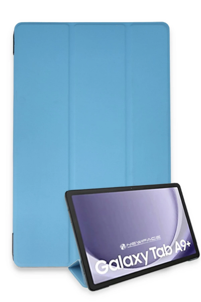 Newface Samsung Galaxy Tab A9 Plus Kılıf Tablet Smart Kılıf - Mavi resmi