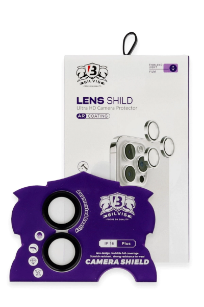 Newface iPhone 16 Bilvis Titan Kamera Lens - Siyah resmi