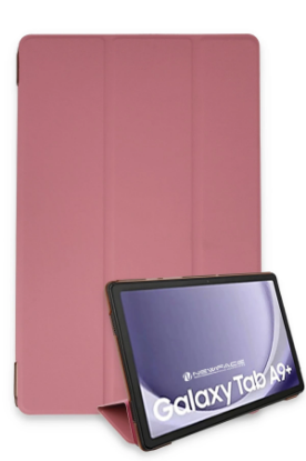 Newface Samsung Galaxy Tab A9 Plus Kılıf Tablet Smart Kılıf - Pembe resmi