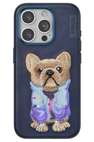 Venco iPhone 15 Pro Max Cute Desenli Kapak - Lacivert resmi