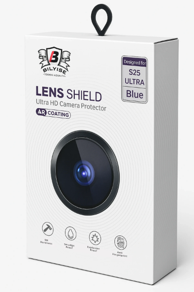 Newface Samsung Galaxy S25 Ultra Bilvis Titan Kamera Lens - Lacivert resmi