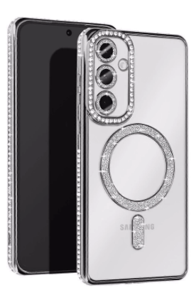 Newface Samsung Galaxy S25 Edge Joke Simli Magneticsafe Kılıf - Gümüş resmi