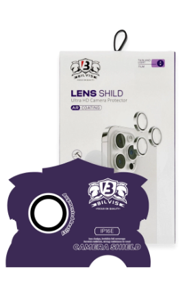 Newface iPhone 16E Bilvis Titan Kamera Lens - Beyaz resmi