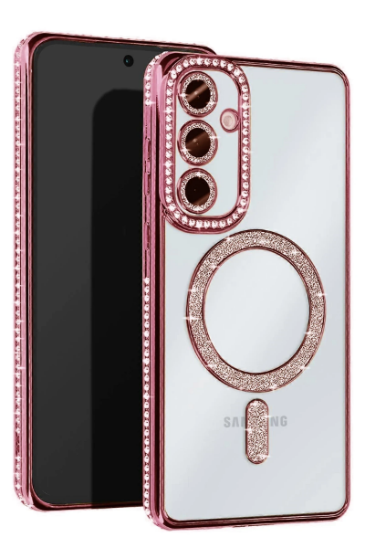 Newface Samsung Galaxy S25 Edge Joke Simli Magneticsafe Kılıf - Pembe resmi