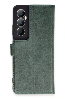 Newface Realme C65 Kılıf Trend S Plus Kapaklı Kılıf - Yeşil resmi