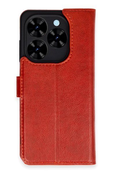 Newface Tecno Spark Go 2024 Kılıf Trend S Plus Kapaklı Kılıf - Kırmızı resmi