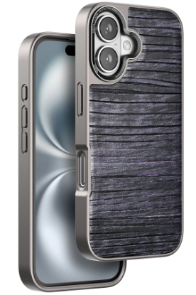 Venco iPhone 16 Wave Kapak - Derin Mor resmi