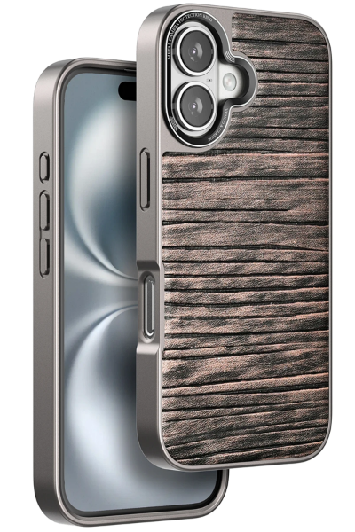Venco iPhone 16 Wave Kapak - Kahverengi resmi