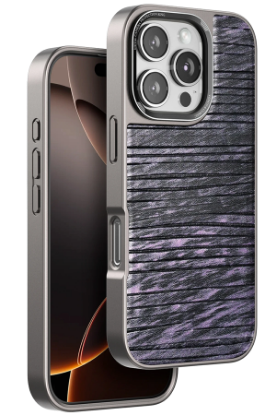 Venco iPhone 16 Pro Max Wave Kapak - Derin Mor resmi