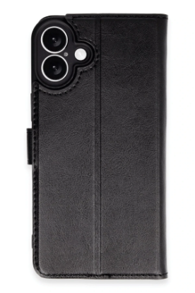 Newface iPhone 16 Plus Kılıf Trend S Plus Kapaklı Kılıf - Siyah resmi