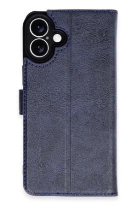 Newface iPhone 16 Plus Kılıf Trend S Plus Kapaklı Kılıf - Lacivert resmi