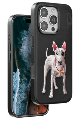 Venco iPhone 16 Pro Max Perma Desenli Kapak - Siyah resmi