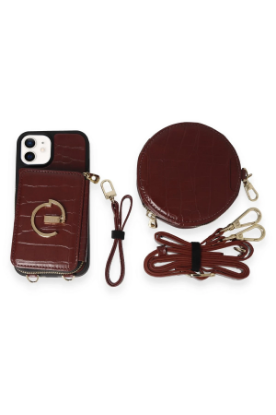 Joko iPhone 11 Kılıf Ermes Kapak - Bordo resmi