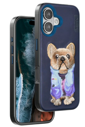 Venco iPhone 16 Cute Desenli Kapak - Lacivert resmi