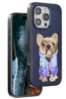 Venco iPhone 16 Pro Max Cute Desenli Kapak - Lacivert resmi