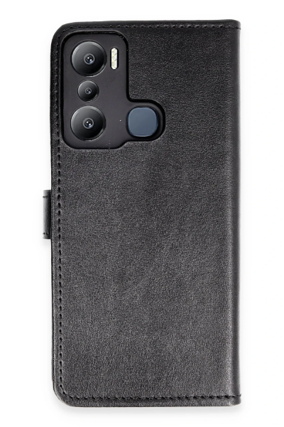 Newface İnfinix Hot 20i Kılıf Trend S Plus Kapaklı Kılıf - Siyah resmi
