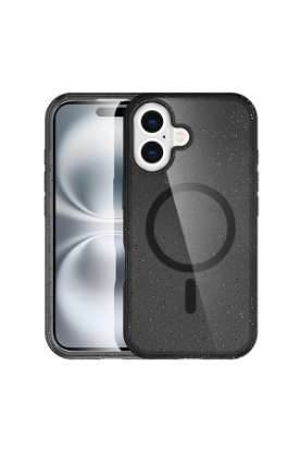Newface iPhone 16 Plus Kılıf Glow Magsafe Kapak - Siyah resmi