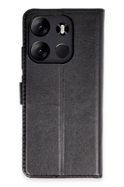 Newface Tecno Spark Go 2023 Kılıf Trend S Plus Kapaklı Kılıf - Siyah resmi