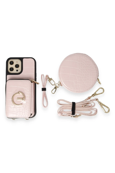 Joko iPhone 14 Pro Kılıf Ermes Kapak - Pembe resmi