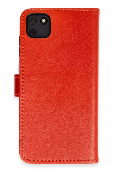 Newface Huawei Y5P Kılıf Trend S Plus Kapaklı Kılıf - Kırmızı resmi
