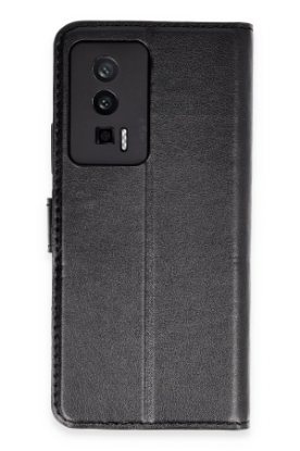 Newface Xiaomi Poco F5 Pro Kılıf Trend S Plus Kapaklı Kılıf - Siyah resmi