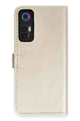 Newface TCL 30 Kılıf Trend S Plus Kapaklı Kılıf - Gold resmi