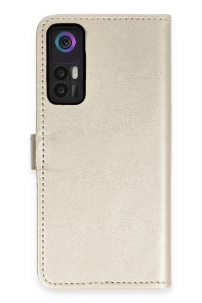 Newface TCL 30 Kılıf Trend S Plus Kapaklı Kılıf - Gold resmi