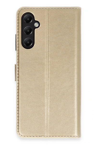 Newface Samsung Galaxy A05S Kılıf Trend S Plus Kapaklı Kılıf - Gold resmi