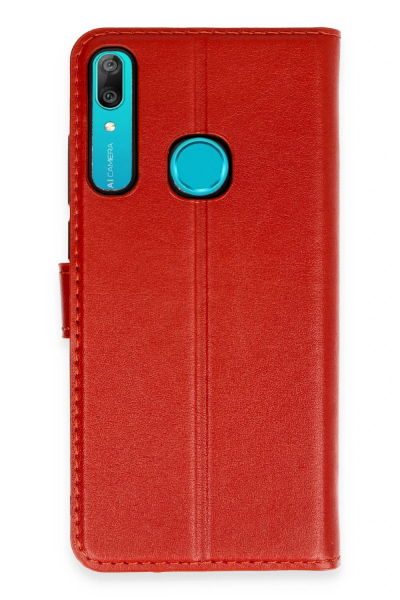 Newface Huawei Y6 Prime Kılıf Trend S Plus Kapaklı Kılıf - Kırmızı resmi