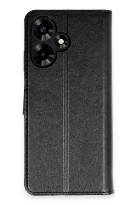 Newface İnfinix Hot 30 4G Kılıf Trend S Plus Kapaklı Kılıf - Siyah resmi