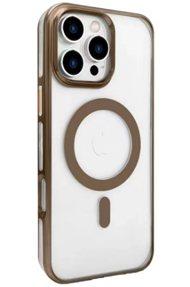 Joko iPhone 16 Pro Gleam PC Sert Magsafe Kılıf - Kahverengi resmi