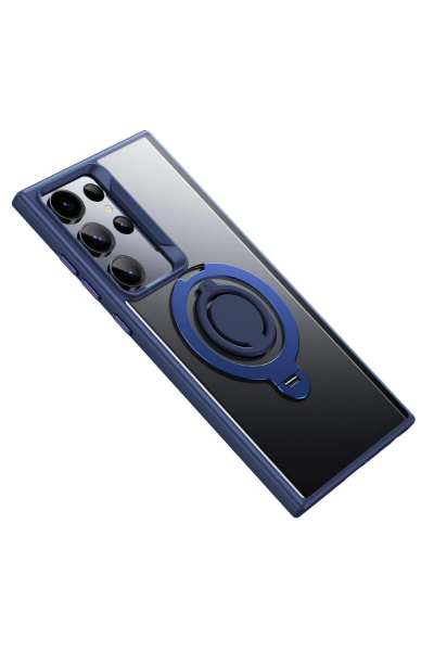Joko Samsung Galaxy S23 Ultra Avatar 360 Dönen Magsafe Kapak - Lacivert resmi