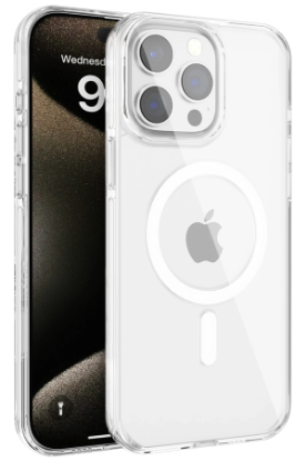 Joko iPhone 15 Pro Gleam PC Sert Magsafe Kılıf - Şeffaf resmi