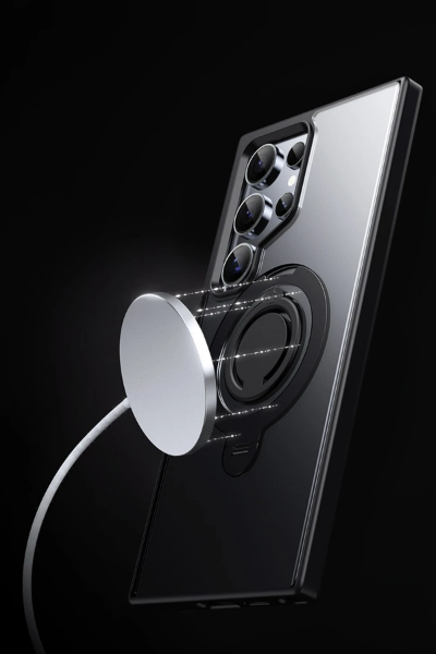 Joko Samsung Galaxy S24 Avatar 360 Dönen Magsafe Kapak - Lacivert resmi