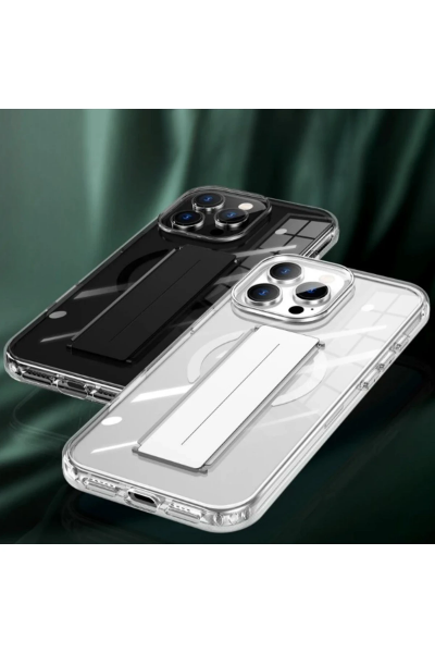 Joko iPhone 14 Pro Max Kılıf Alfa Magsafe Standlı Kapak - Şeffaf resmi