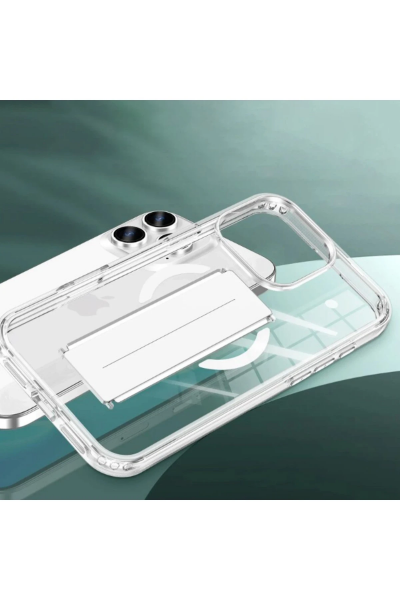Joko iPhone 14 Pro Max Kılıf Alfa Magsafe Standlı Kapak - Siyah resmi