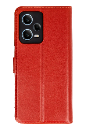 Newface Xiaomi Redmi Note 12 Pro 5G Kılıf Trend S Plus Kapaklı Kılıf - Kırmızı resmi