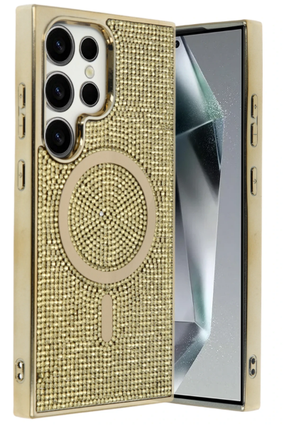 Joko Samsung Galaxy S25 Ultra Helen Magsafe Kapak - Gold resmi
