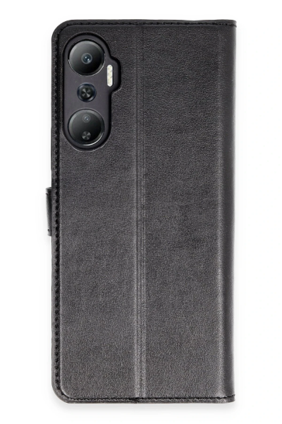 Newface İnfinix Hot 20 Kılıf Trend S Plus Kapaklı Kılıf - Siyah resmi