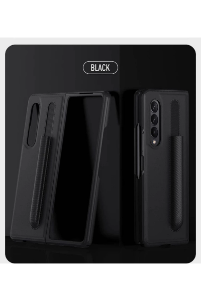 Newface Samsung Galaxy Z Fold 3 Kılıf Fold Kapak - Siyah resmi