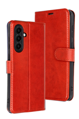 Newface Samsung Galaxy A26 Kılıf Trend S Plus Kapaklı Kılıf - Kırmızı resmi