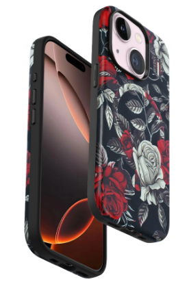 Onegif iPhone 14 Flower Series Magsafe Kapak - Siyah resmi
