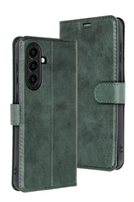 Newface Samsung Galaxy A36 Kılıf Trend S Plus Kapaklı Kılıf - Yeşil resmi