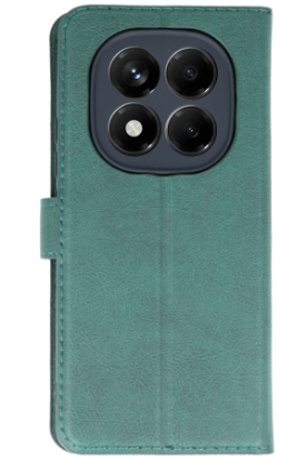 Newface Xiaomi Redmi Note 14 Pro 5G Kılıf Trend S Plus Kapaklı Kılıf - Yeşil resmi